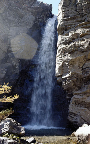 Waterfall at Mount Paektu
